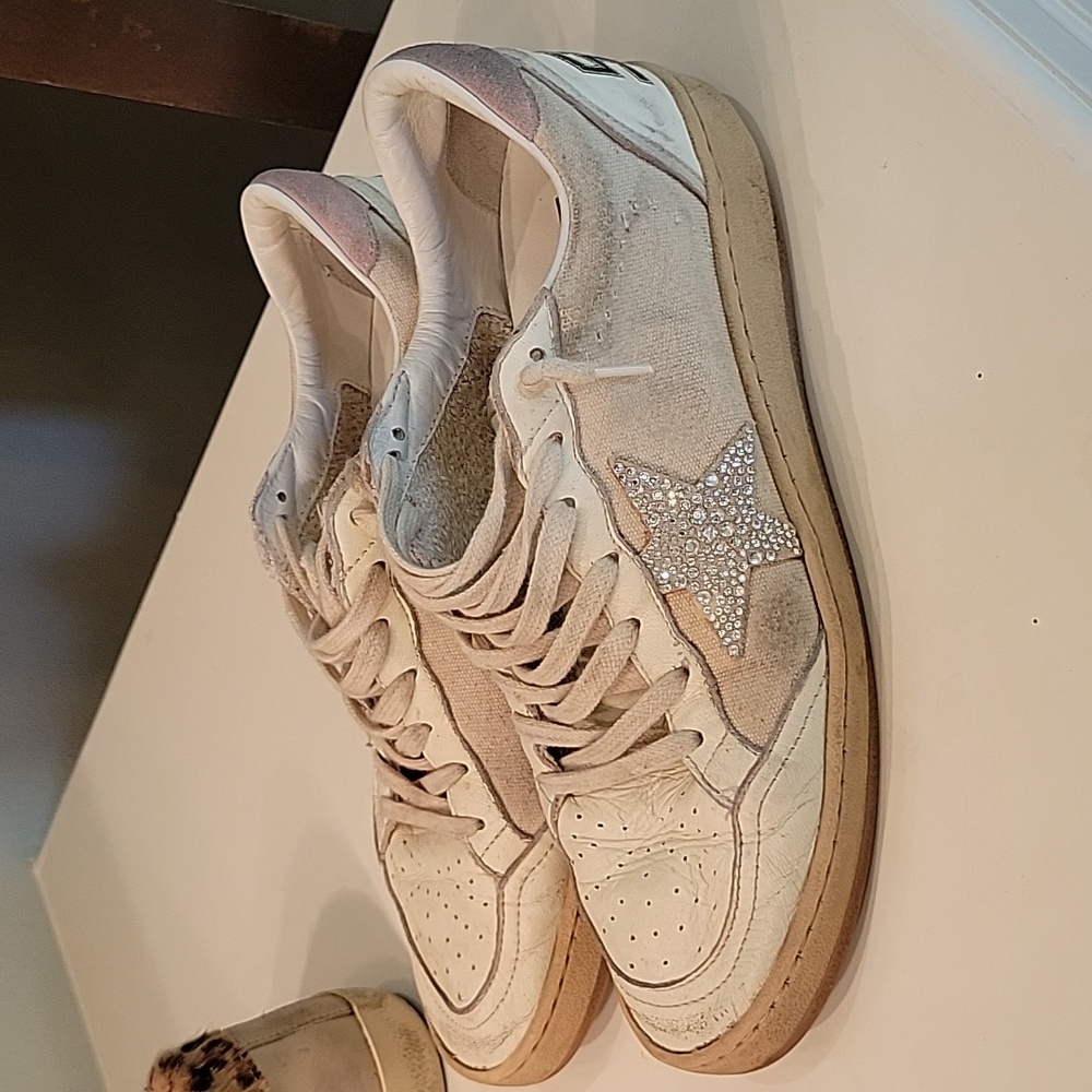Golden Goose Ball Star Swarovski Size 40 EU or size 10 US